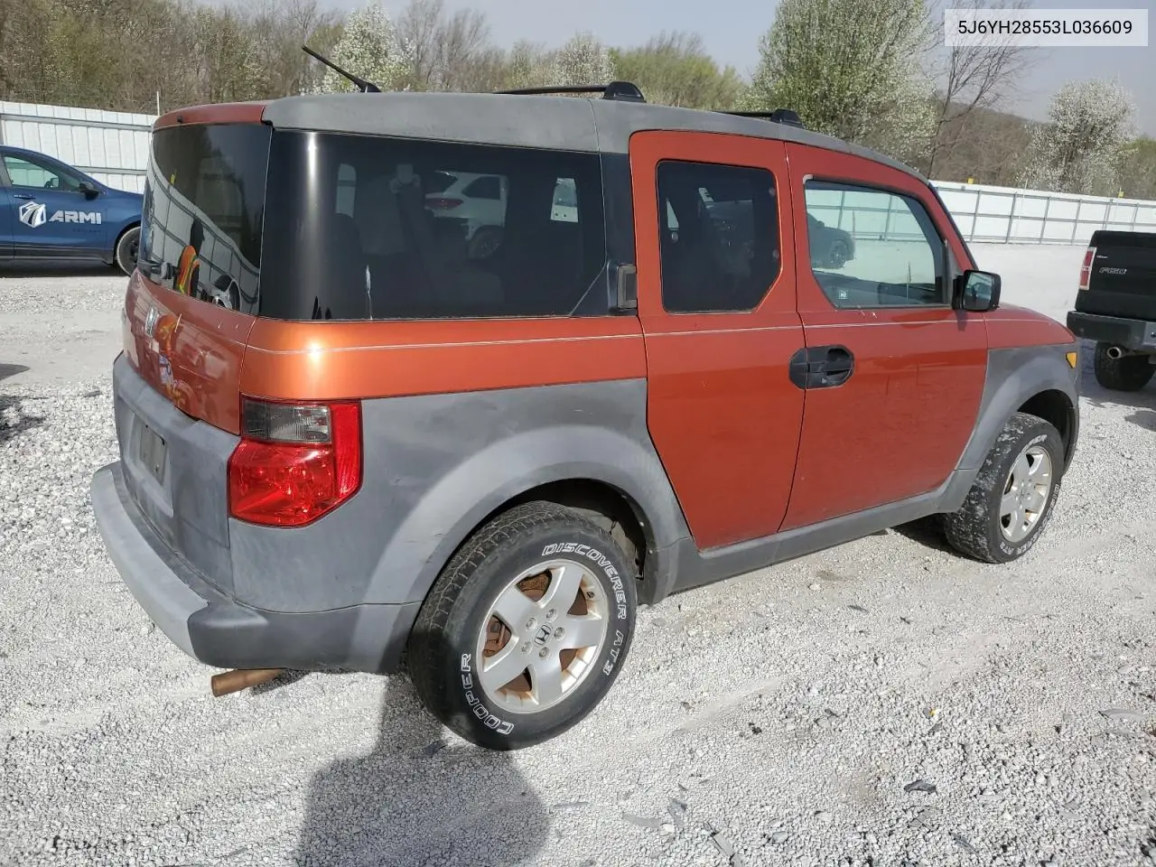 2003 Honda Element Ex VIN: 5J6YH28553L036609 Lot: 47093865