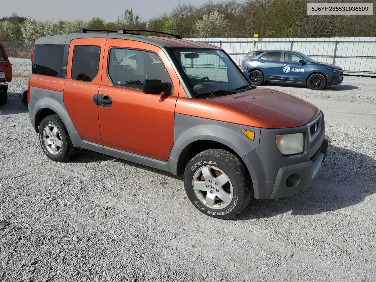 2003 Honda Element Ex VIN: 5J6YH28553L036609 Lot: 47093865