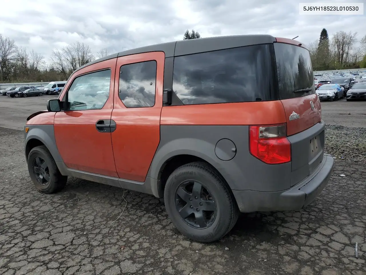 2003 Honda Element Ex VIN: 5J6YH18523L010530 Lot: 51389625