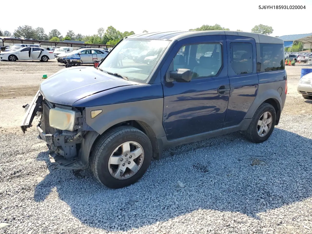 2003 Honda Element Ex VIN: 5J6YH18593L020004 Lot: 53455205