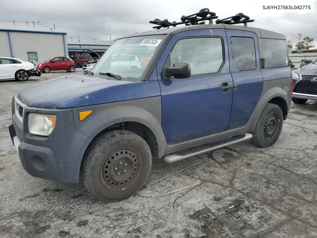 2003 Honda Element Ex VIN: 5J6YH27563L042775 Lot: 53802675