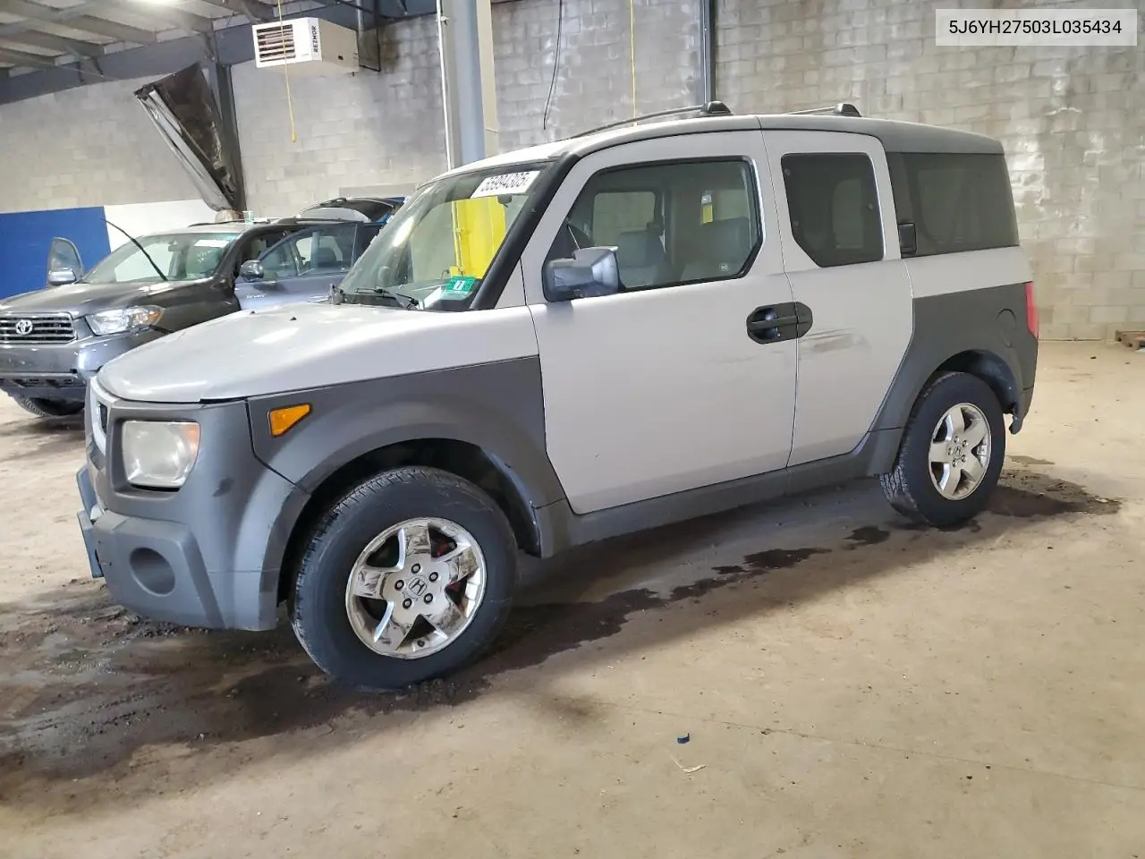 2003 Honda Element Ex VIN: 5J6YH27503L035434 Lot: 55994305