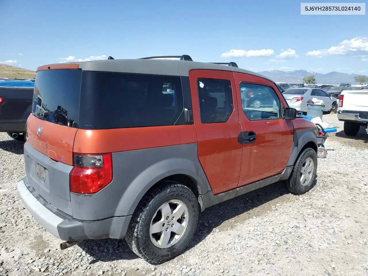 2003 Honda Element Ex VIN: 5J6YH28573L024140 Lot: 56154555