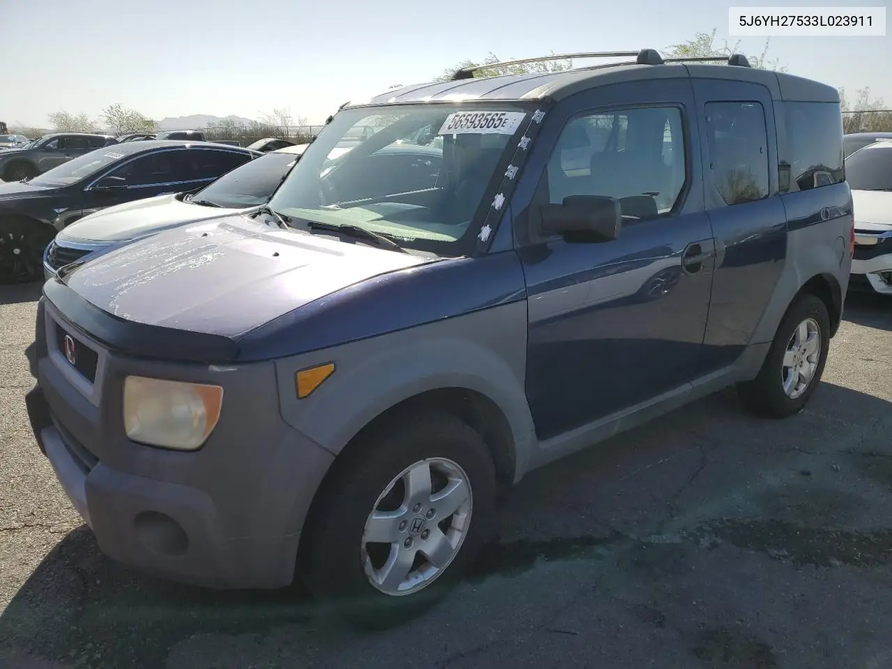 2003 Honda Element Ex VIN: 5J6YH27533L023911 Lot: 56593565