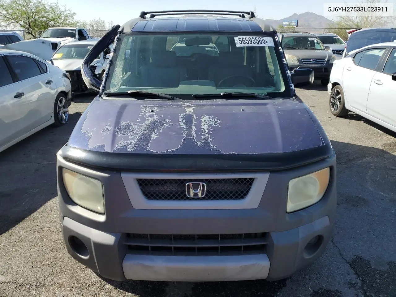 2003 Honda Element Ex VIN: 5J6YH27533L023911 Lot: 56593565