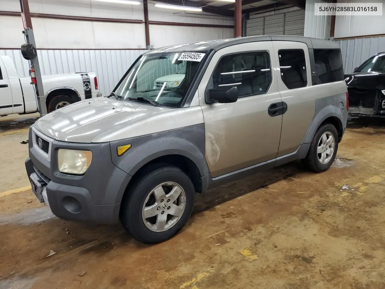 2003 Honda Element Ex VIN: 5J6YH28583L016158 Lot: 56594505