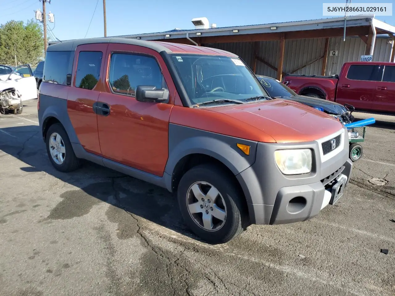 2003 Honda Element Ex VIN: 5J6YH28663L029161 Lot: 56769325