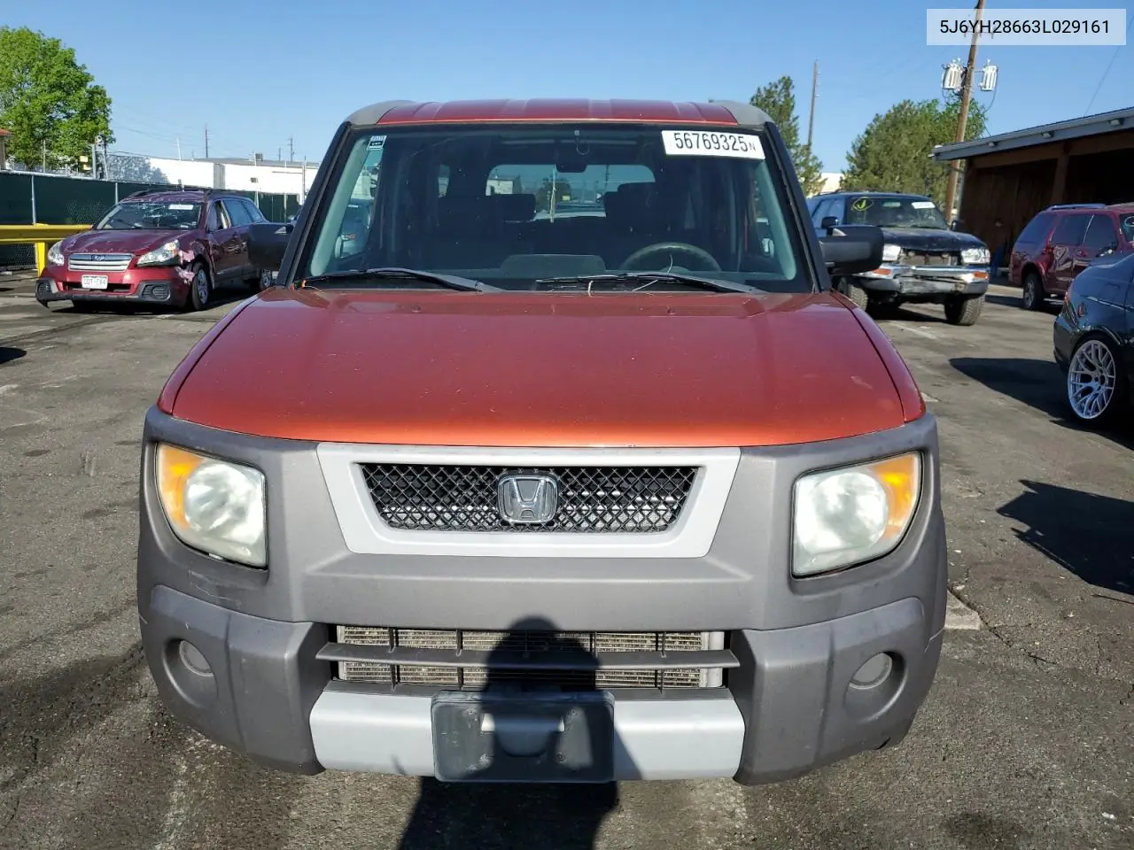 2003 Honda Element Ex VIN: 5J6YH28663L029161 Lot: 56769325