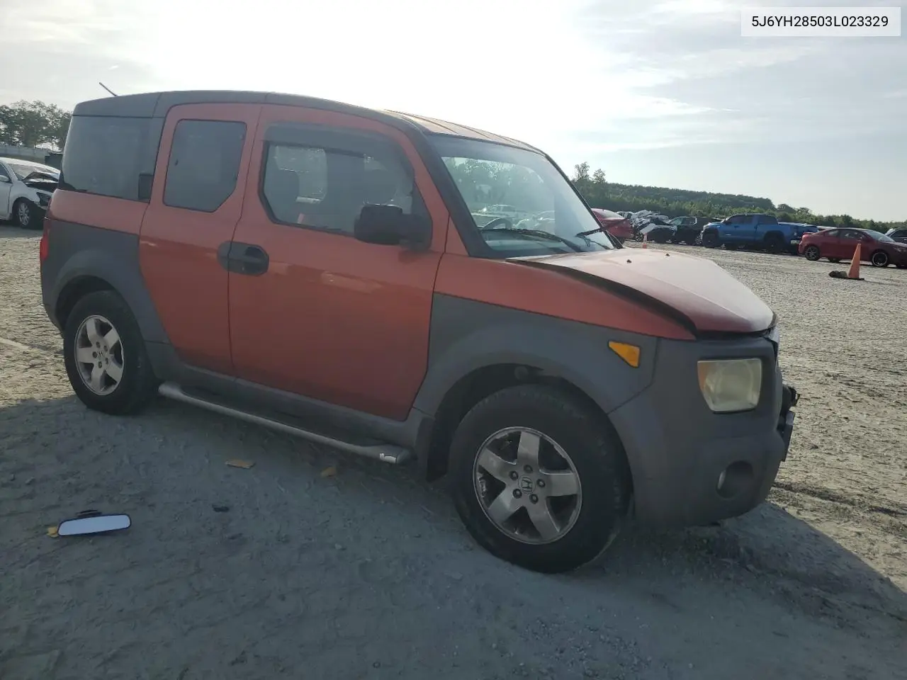 2003 Honda Element Ex VIN: 5J6YH28503L023329 Lot: 61761635