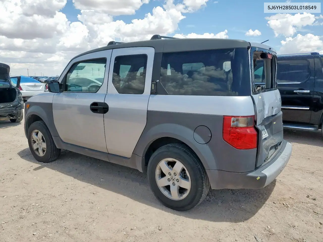 2003 Honda Element Ex VIN: 5J6YH28503L018549 Lot: 62173245