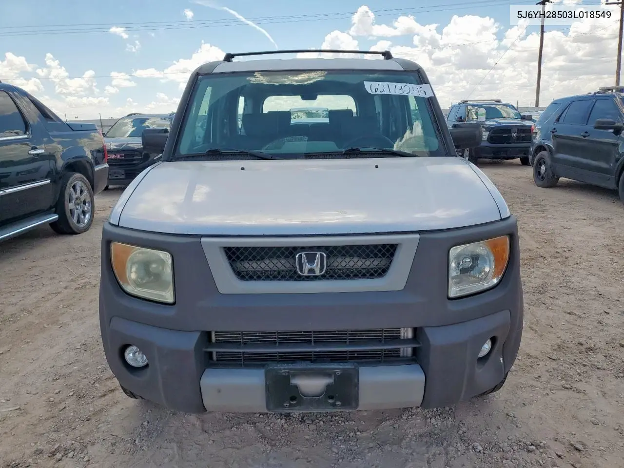 2003 Honda Element Ex VIN: 5J6YH28503L018549 Lot: 62173245