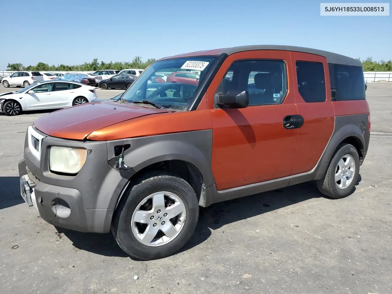 2003 Honda Element Ex VIN: 5J6YH18533L008513 Lot: 62203375