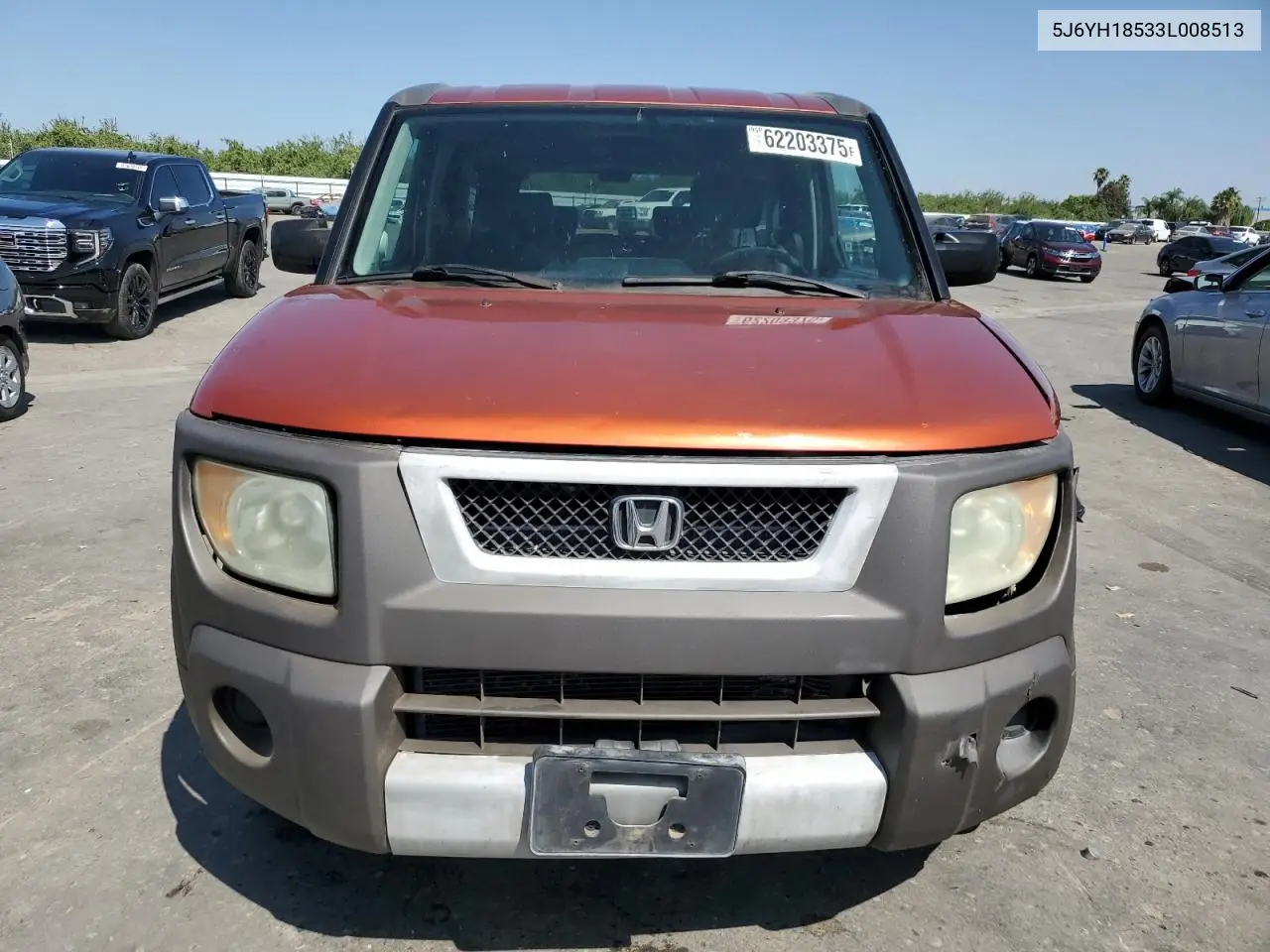 2003 Honda Element Ex VIN: 5J6YH18533L008513 Lot: 62203375
