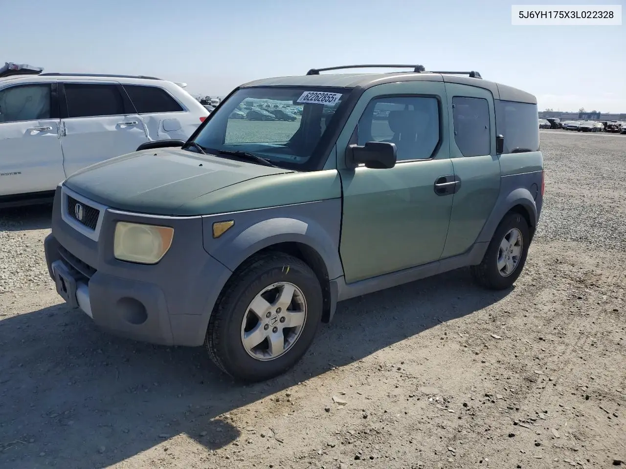 2003 Honda Element Ex VIN: 5J6YH175X3L022328 Lot: 62262855