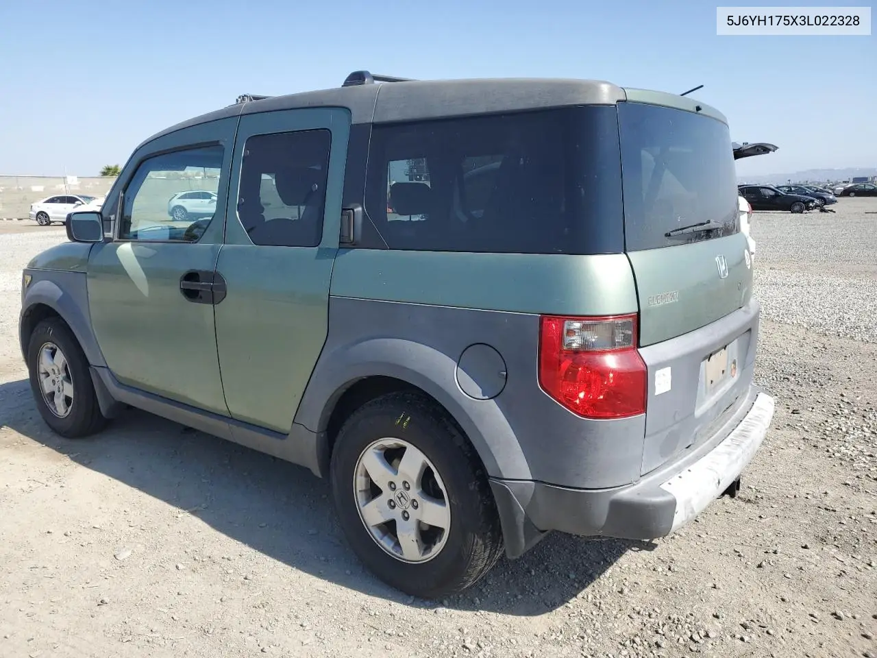 2003 Honda Element Ex VIN: 5J6YH175X3L022328 Lot: 62262855