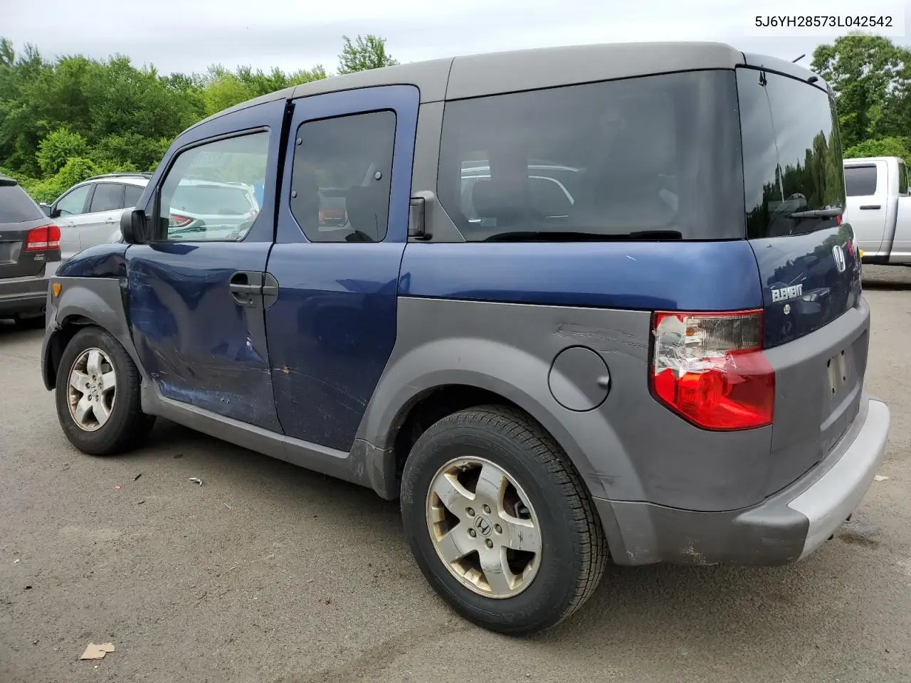2003 Honda Element Ex VIN: 5J6YH28573L042542 Lot: 62271825