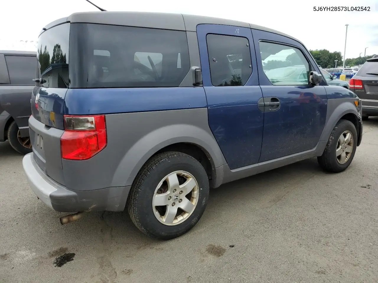 2003 Honda Element Ex VIN: 5J6YH28573L042542 Lot: 62271825