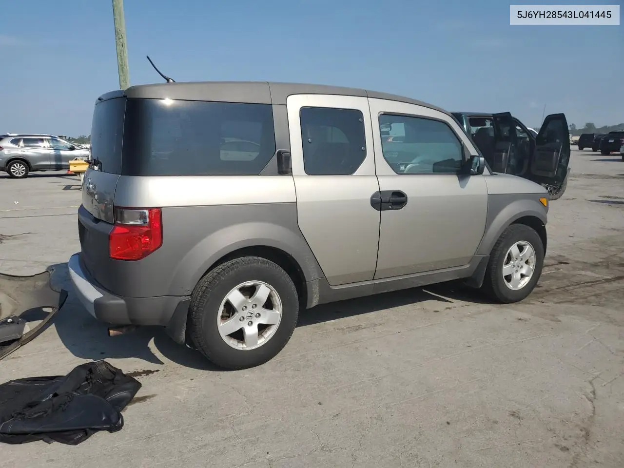 2003 Honda Element Ex VIN: 5J6YH28543L041445 Lot: 62385075