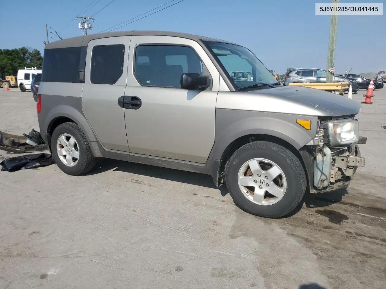 2003 Honda Element Ex VIN: 5J6YH28543L041445 Lot: 62385075