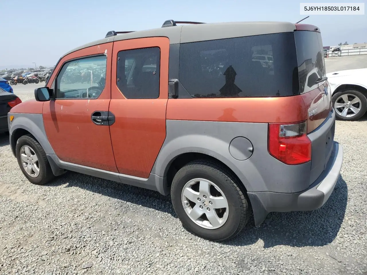 2003 Honda Element Ex VIN: 5J6YH18503L017184 Lot: 62608205
