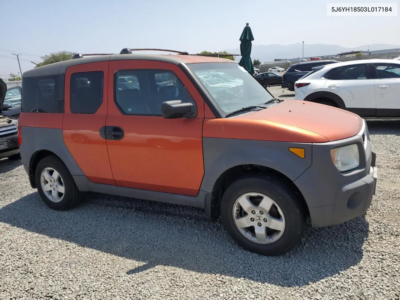 2003 Honda Element Ex VIN: 5J6YH18503L017184 Lot: 62608205
