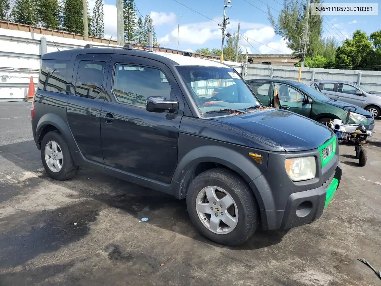 2003 Honda Element Ex VIN: 5J6YH18573L018381 Lot: 62688975
