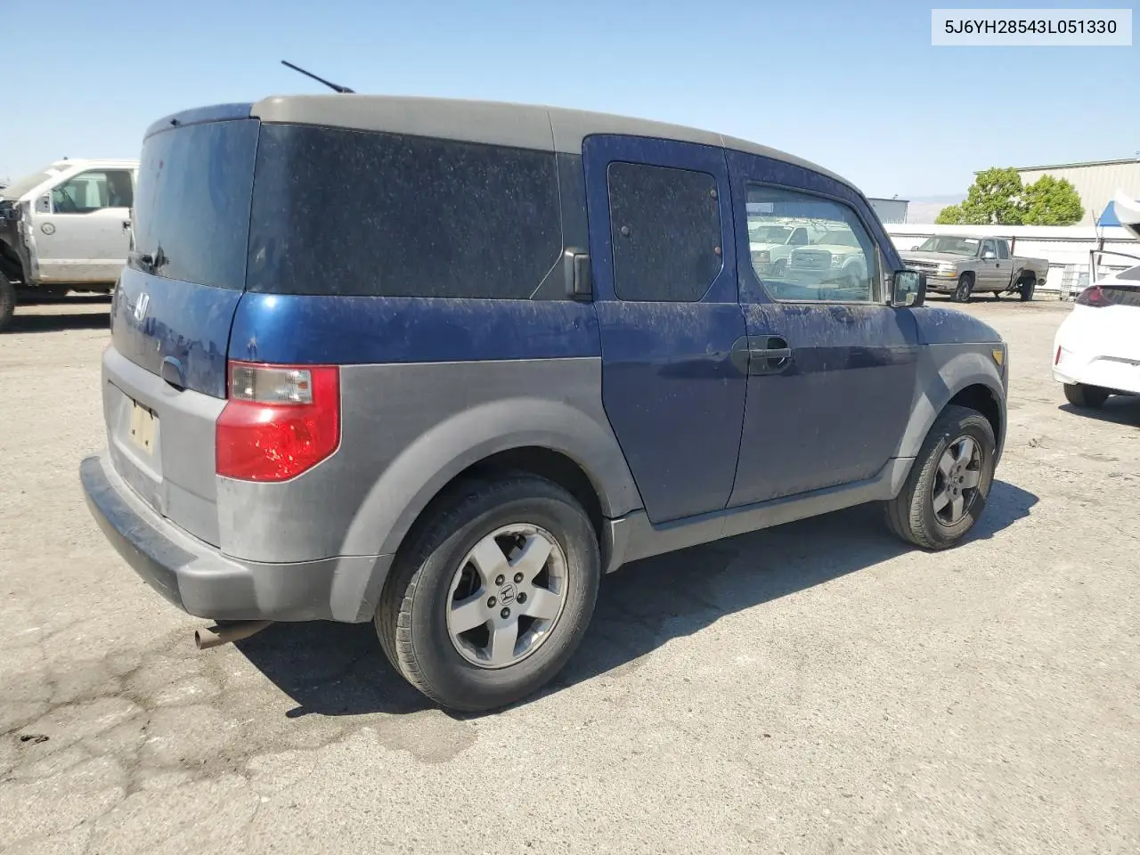 2003 Honda Element Ex VIN: 5J6YH28543L051330 Lot: 63259075