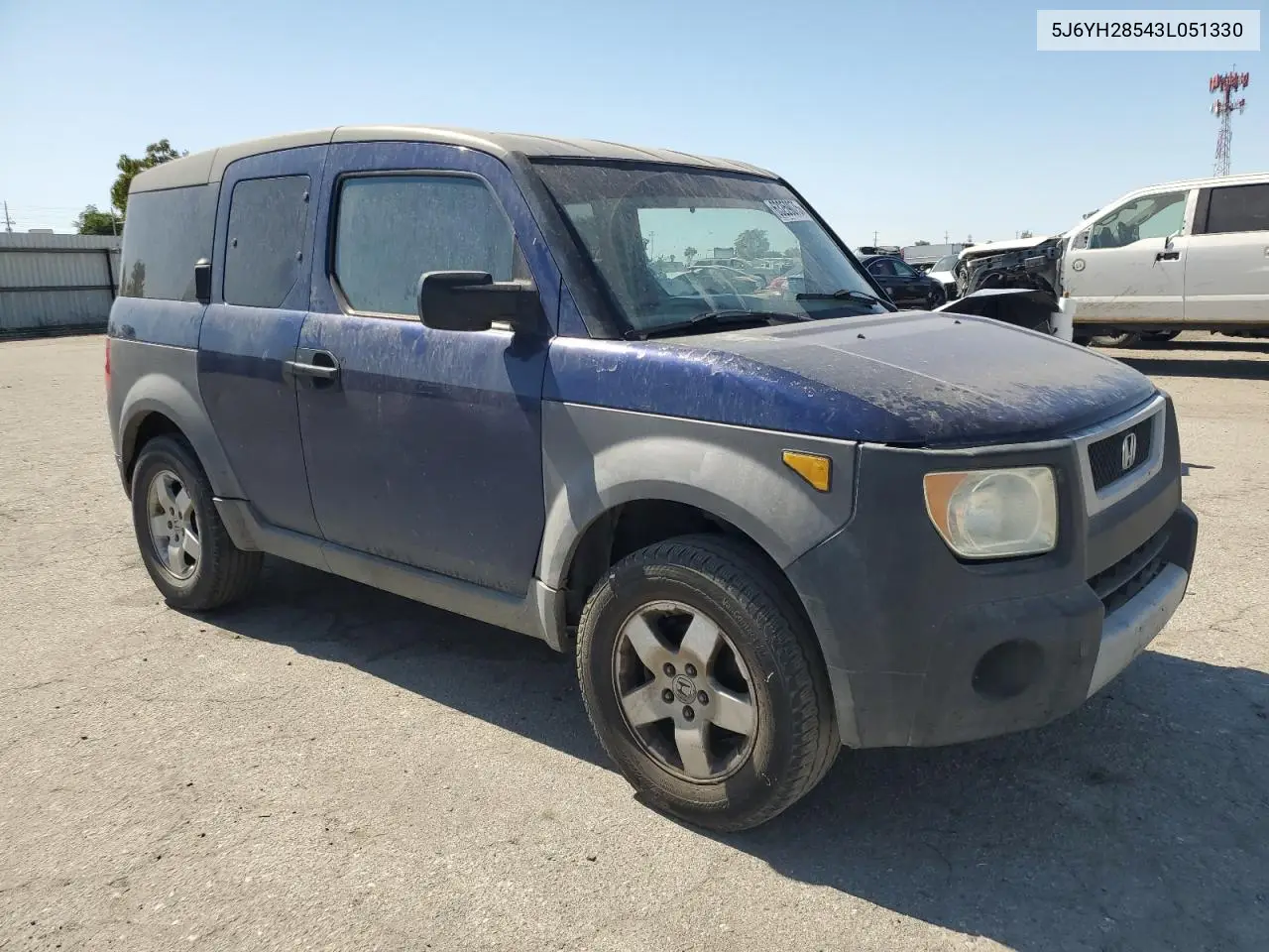 2003 Honda Element Ex VIN: 5J6YH28543L051330 Lot: 63259075