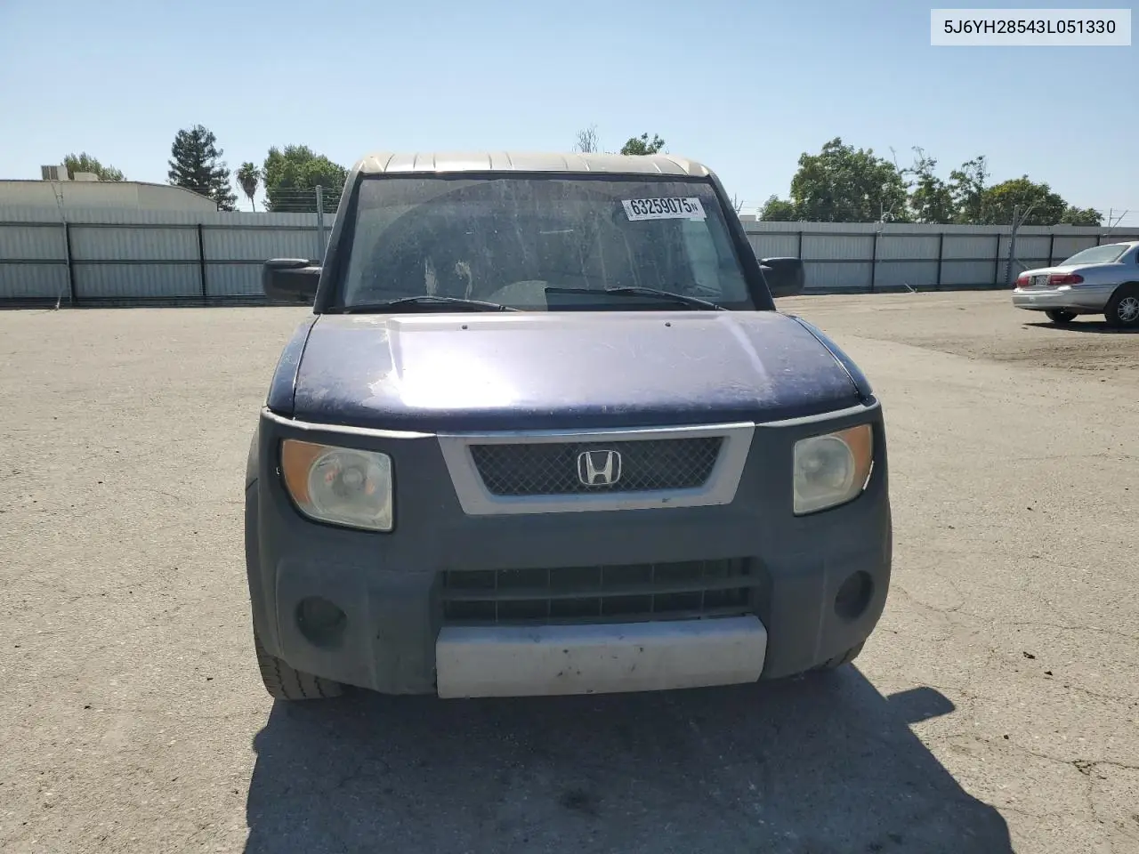 2003 Honda Element Ex VIN: 5J6YH28543L051330 Lot: 63259075