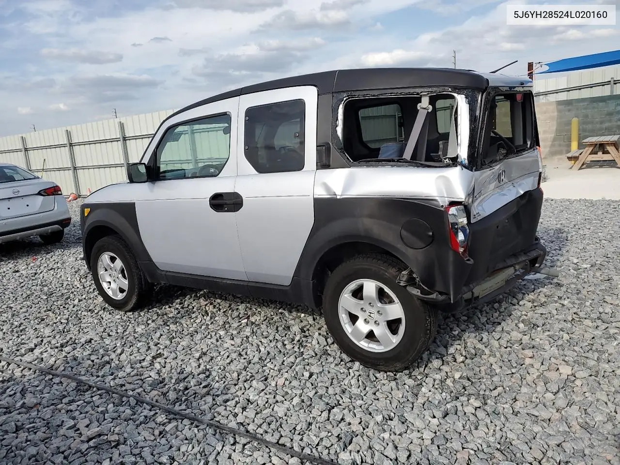2004 Honda Element Ex VIN: 5J6YH28524L020160 Lot: 53861045