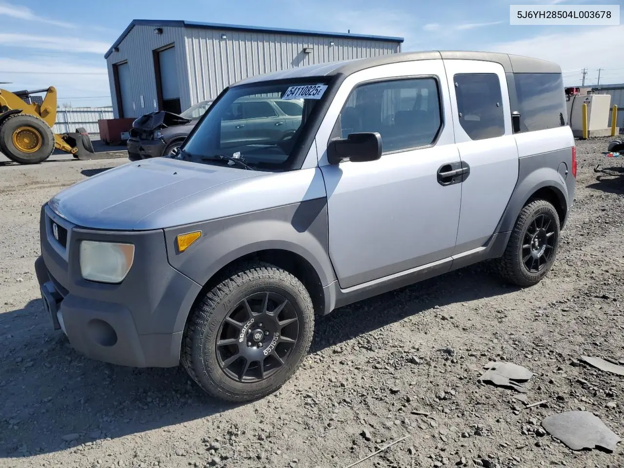 2004 Honda Element Ex VIN: 5J6YH28504L003678 Lot: 54110825
