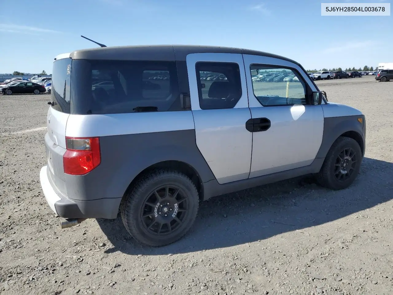 2004 Honda Element Ex VIN: 5J6YH28504L003678 Lot: 54110825