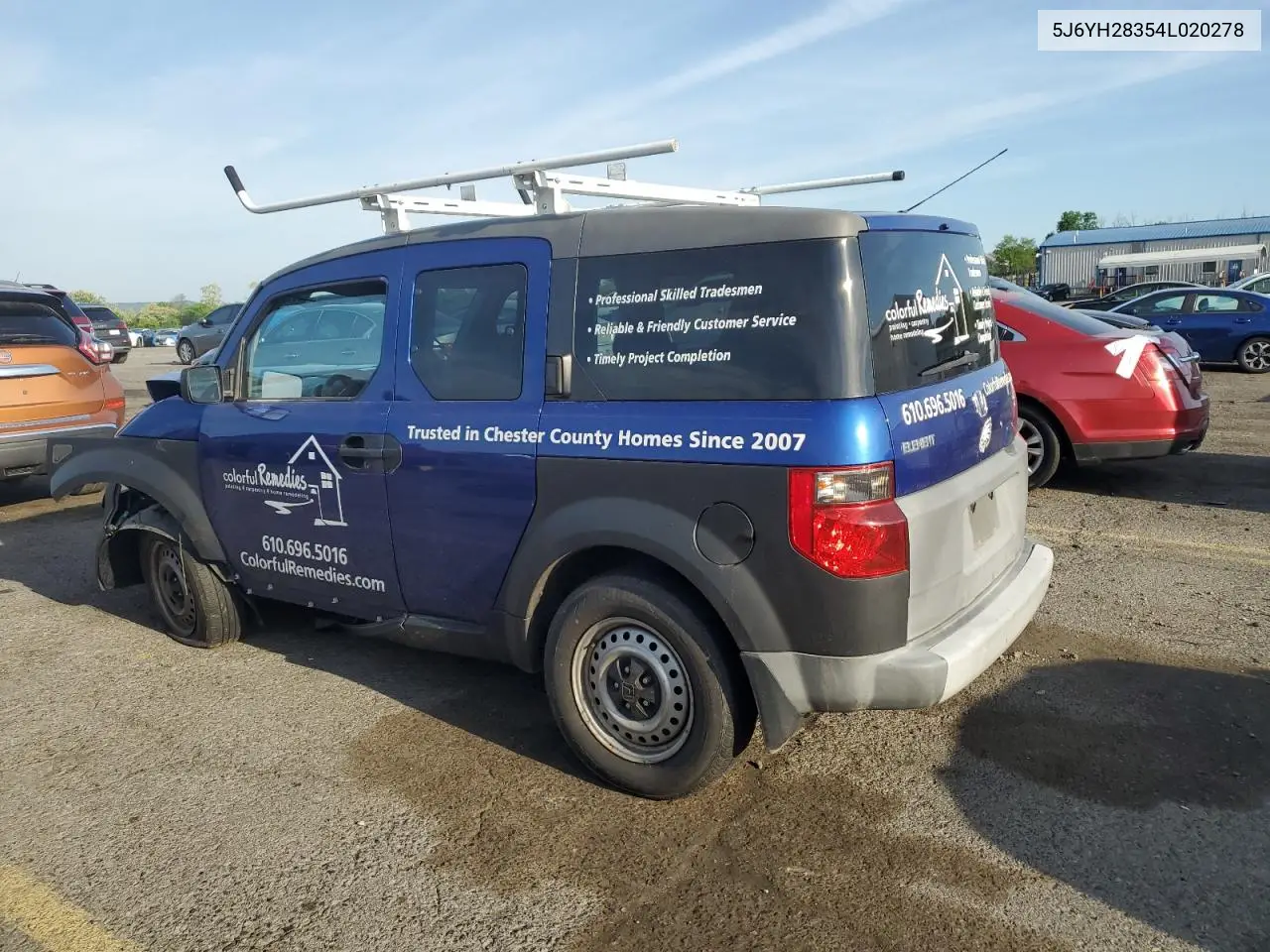 2004 Honda Element Lx VIN: 5J6YH28354L020278 Lot: 56535265