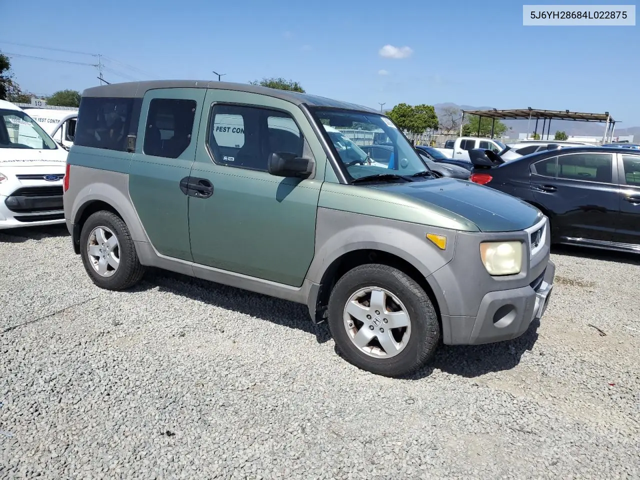 2004 Honda Element Ex VIN: 5J6YH28684L022875 Lot: 56908245