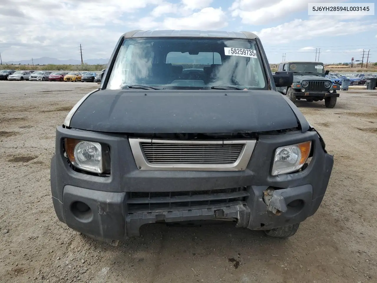 2004 Honda Element Ex VIN: 5J6YH28594L003145 Lot: 58259735