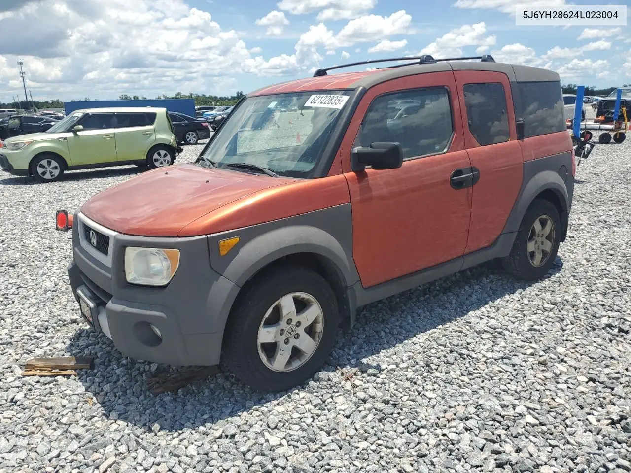 2004 Honda Element Ex VIN: 5J6YH28624L023004 Lot: 62122835