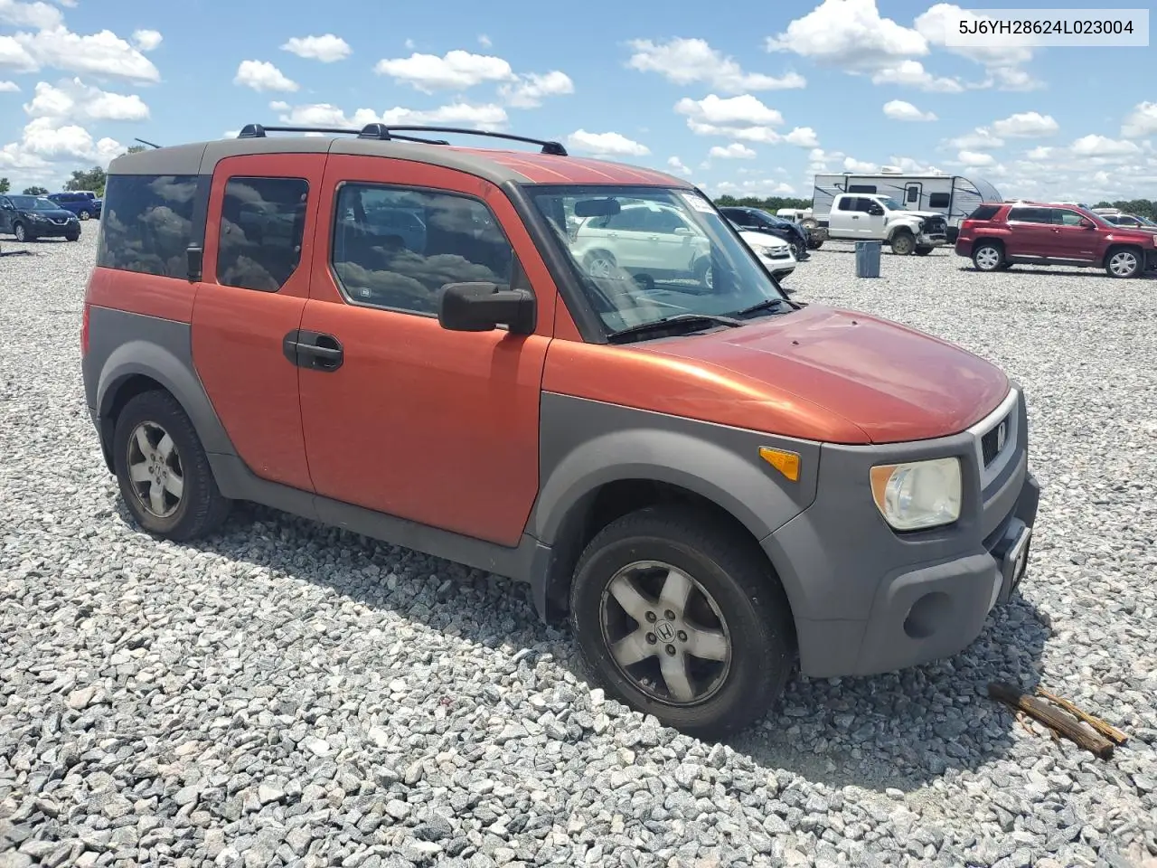 2004 Honda Element Ex VIN: 5J6YH28624L023004 Lot: 62122835