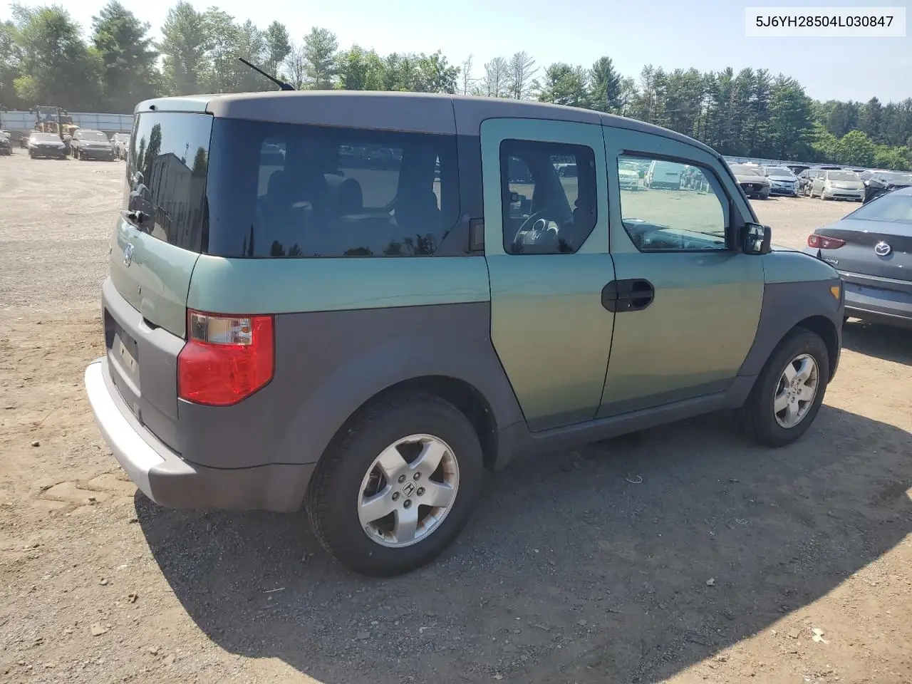 2004 Honda Element Ex VIN: 5J6YH28504L030847 Lot: 62217445
