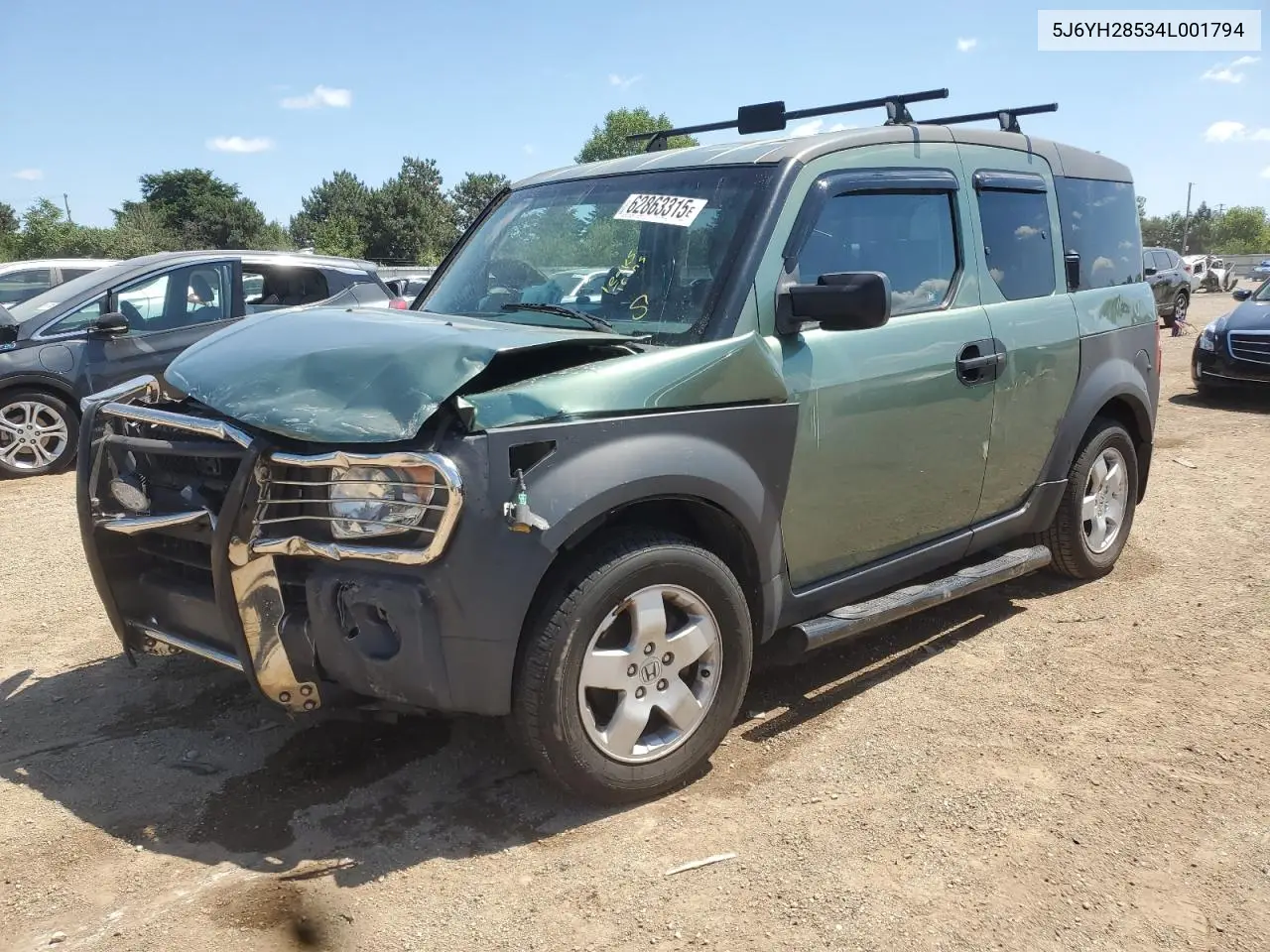 2004 Honda Element Ex VIN: 5J6YH28534L001794 Lot: 62863315
