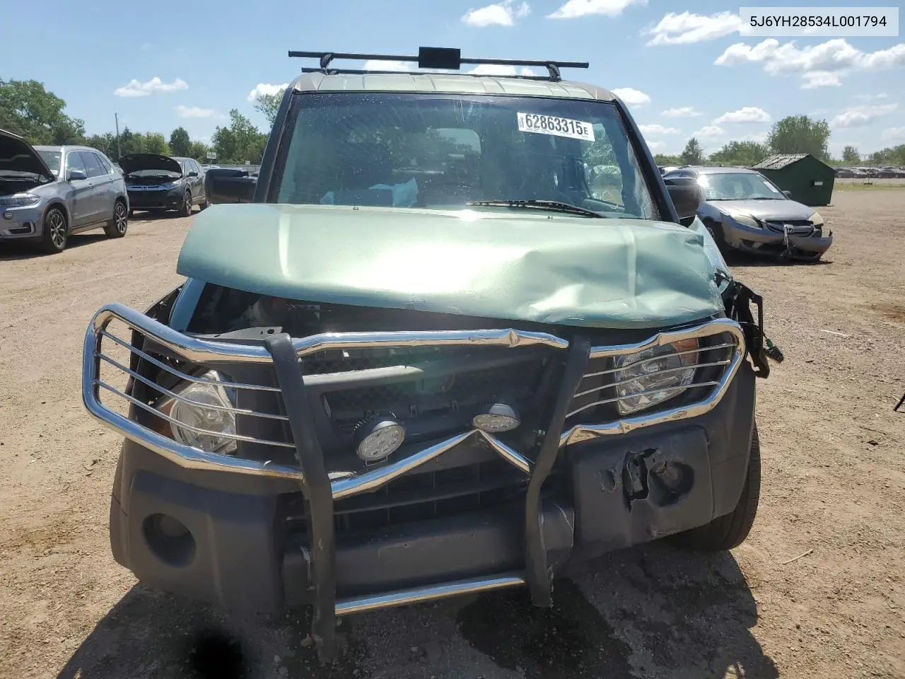 2004 Honda Element Ex VIN: 5J6YH28534L001794 Lot: 62863315