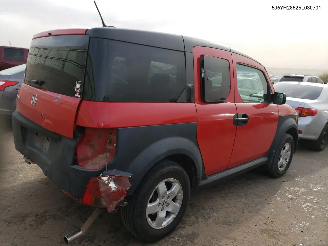 2005 Honda Element Ex VIN: 5J6YH28625L030701 Lot: 51657705