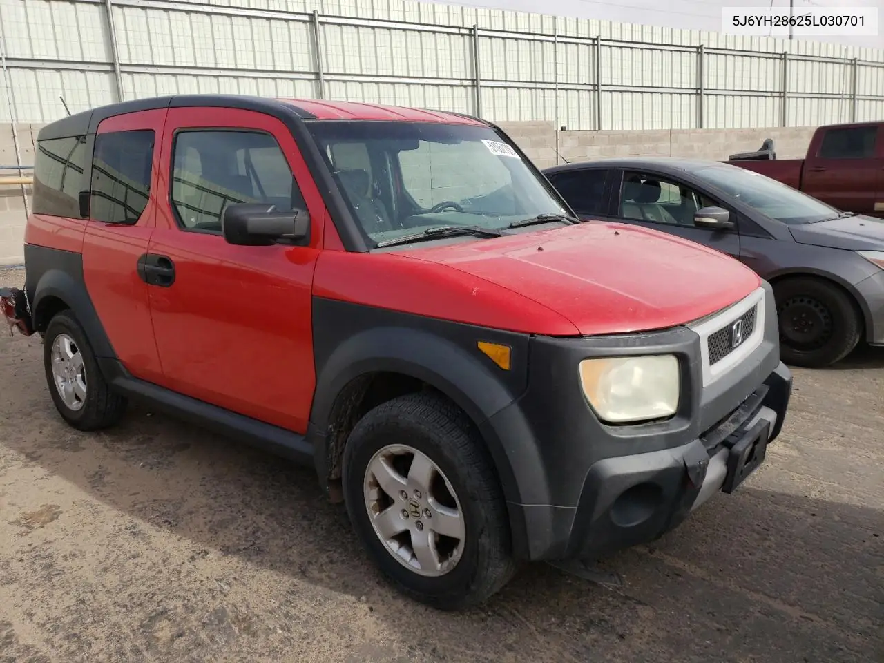 2005 Honda Element Ex VIN: 5J6YH28625L030701 Lot: 51657705