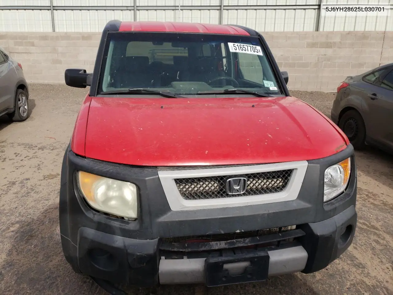 2005 Honda Element Ex VIN: 5J6YH28625L030701 Lot: 51657705