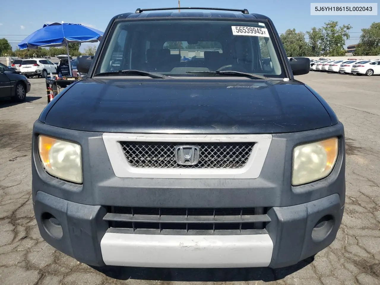 2005 Honda Element Ex VIN: 5J6YH18615L002043 Lot: 56539945