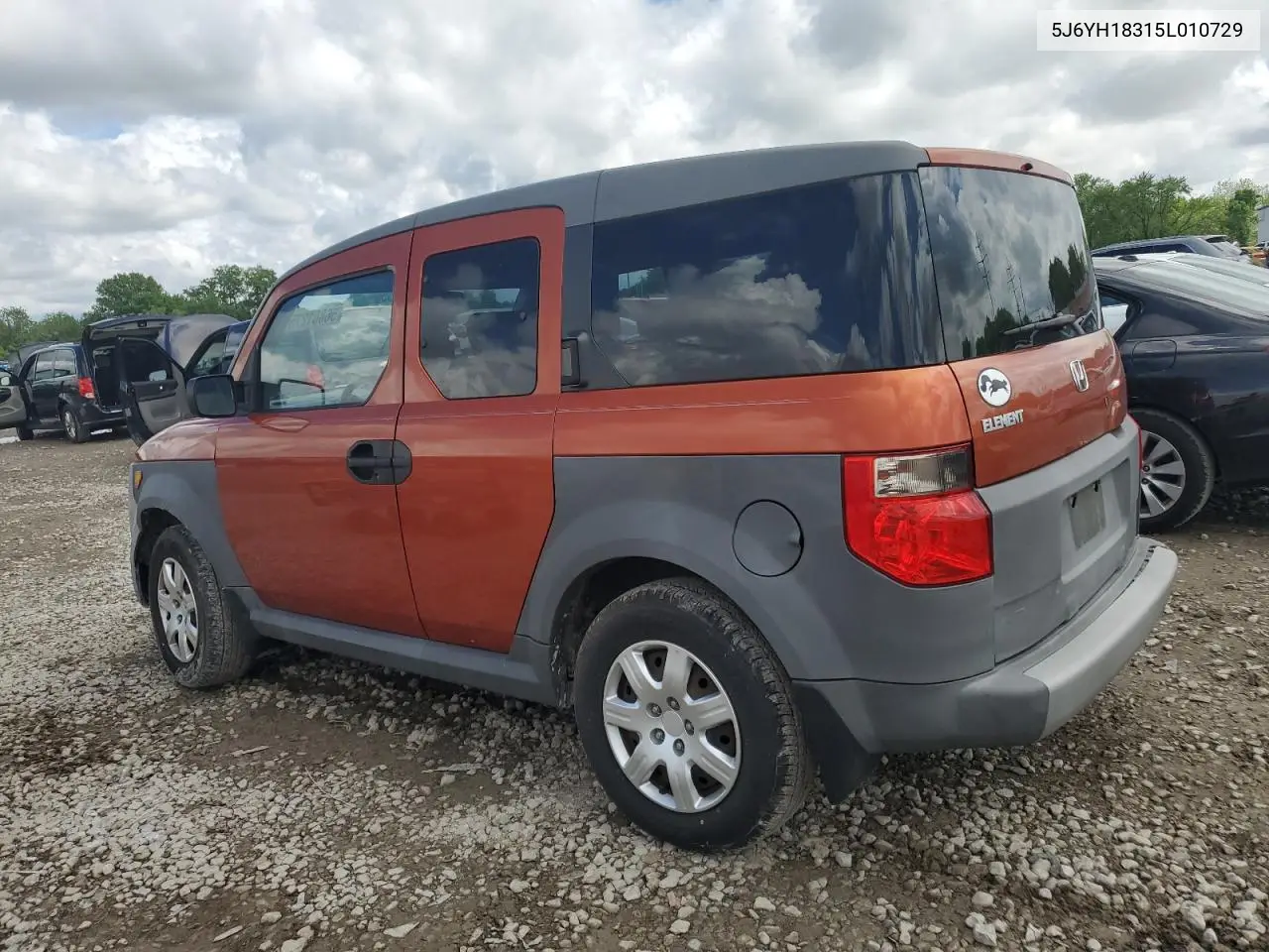 2005 Honda Element Lx VIN: 5J6YH18315L010729 Lot: 56801275