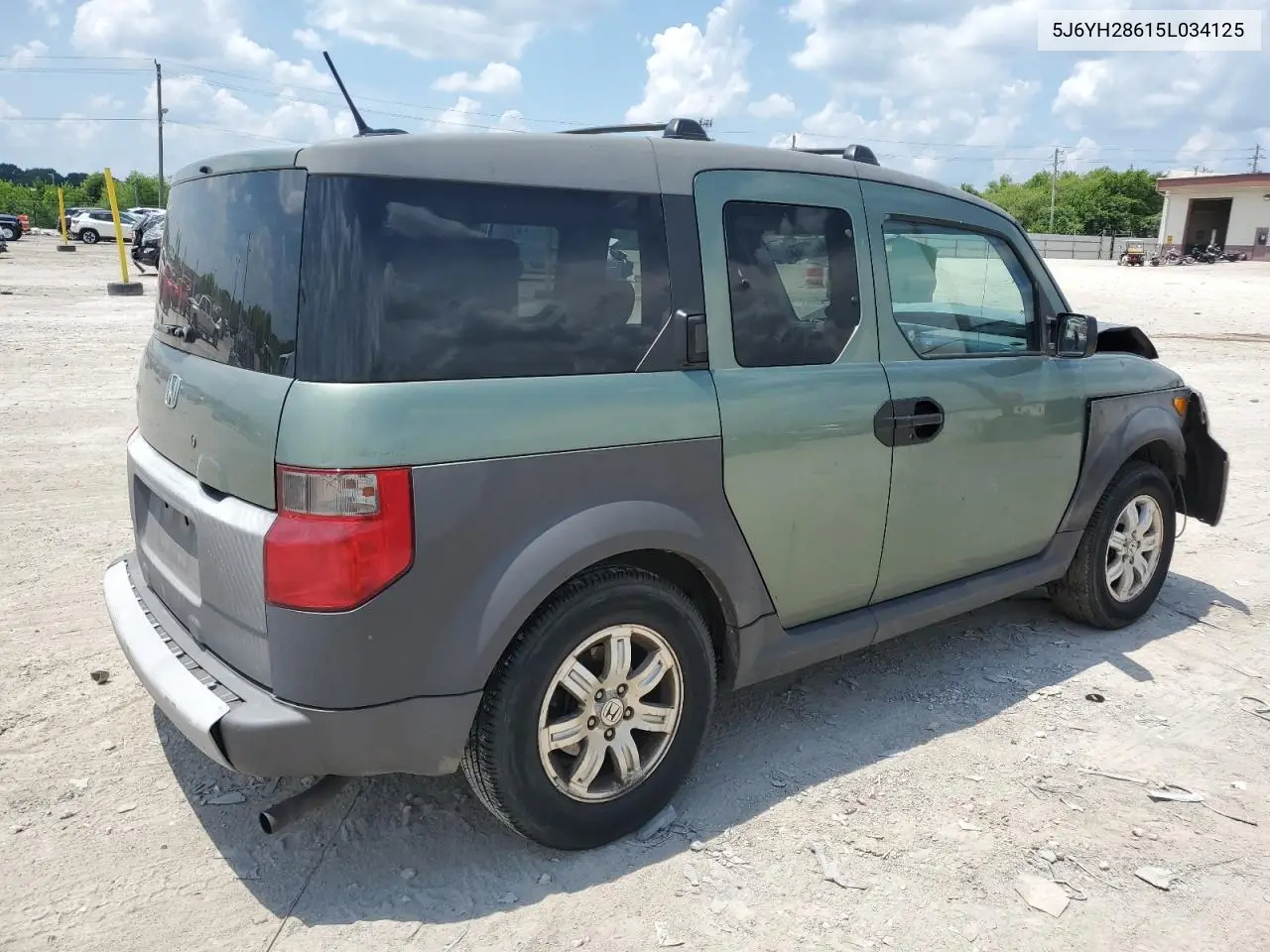 2005 Honda Element Ex VIN: 5J6YH28615L034125 Lot: 61786785