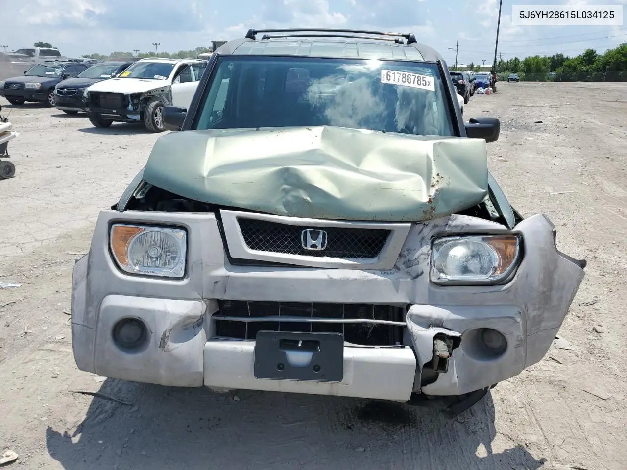 2005 Honda Element Ex VIN: 5J6YH28615L034125 Lot: 61786785