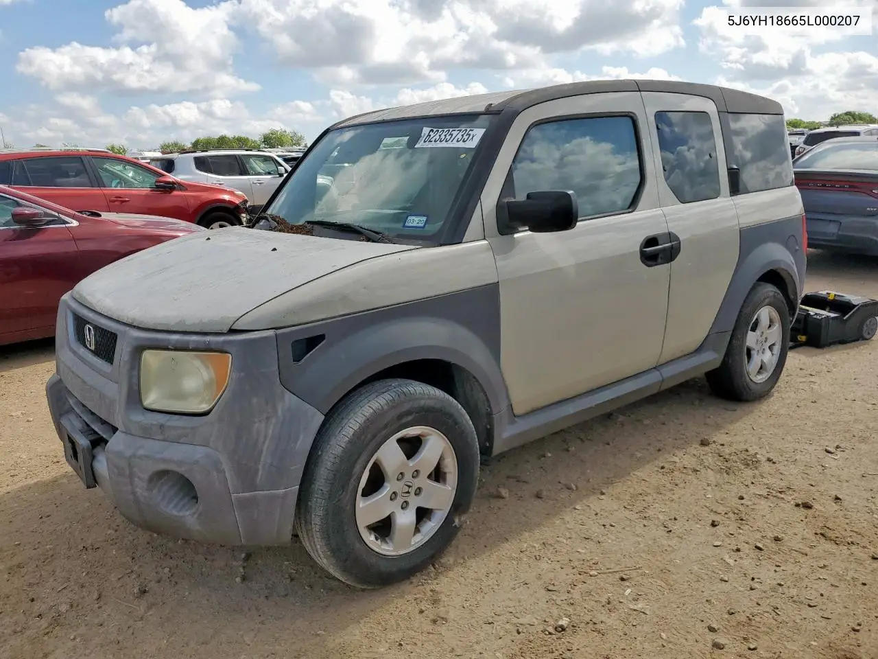 2005 Honda Element Ex VIN: 5J6YH18665L000207 Lot: 62335735