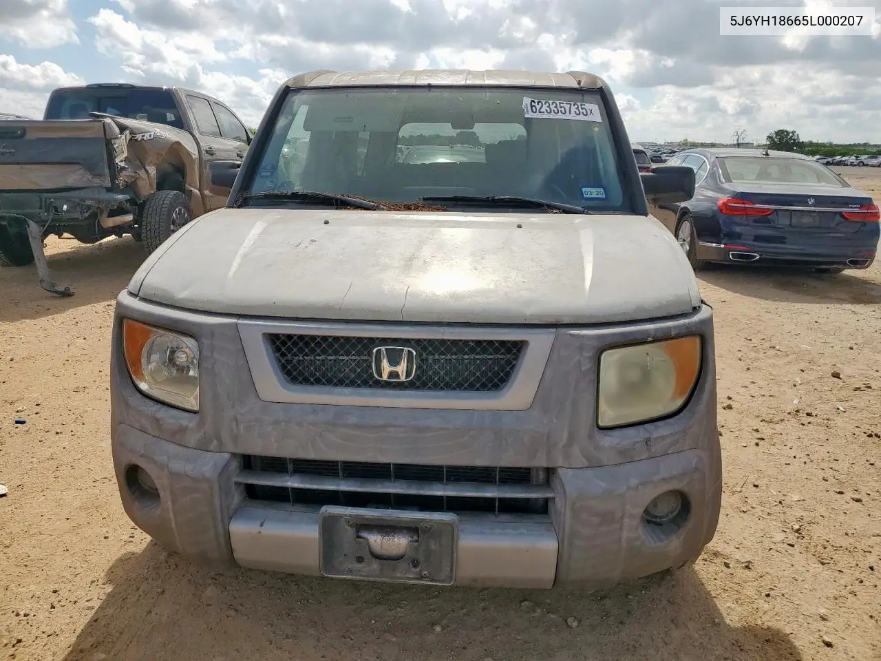 2005 Honda Element Ex VIN: 5J6YH18665L000207 Lot: 62335735