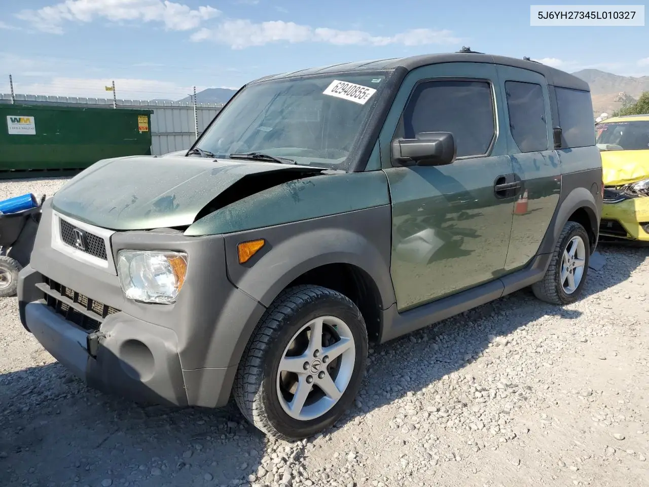 2005 Honda Element Lx VIN: 5J6YH27345L010327 Lot: 62940855